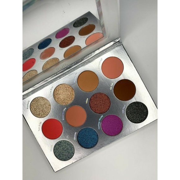 Pur Cosmetics Festival 2.0 Eyeshadow Palette 12 Pressed Pigments NEW Glitter - Picture 1 of 3